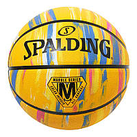 Мяч баскетбольный Spalding NBA Marble Ball Outdoor размер 7 резиновый (84401Z)
