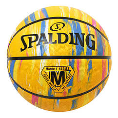 М'яч баскетбольний Spalding NBA Marble Ball Outdoor розмір 7 гумовий (84401Z)