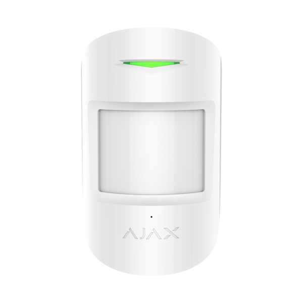 Бездротовий датчик руху та розбиття Ajax CombiProtect white