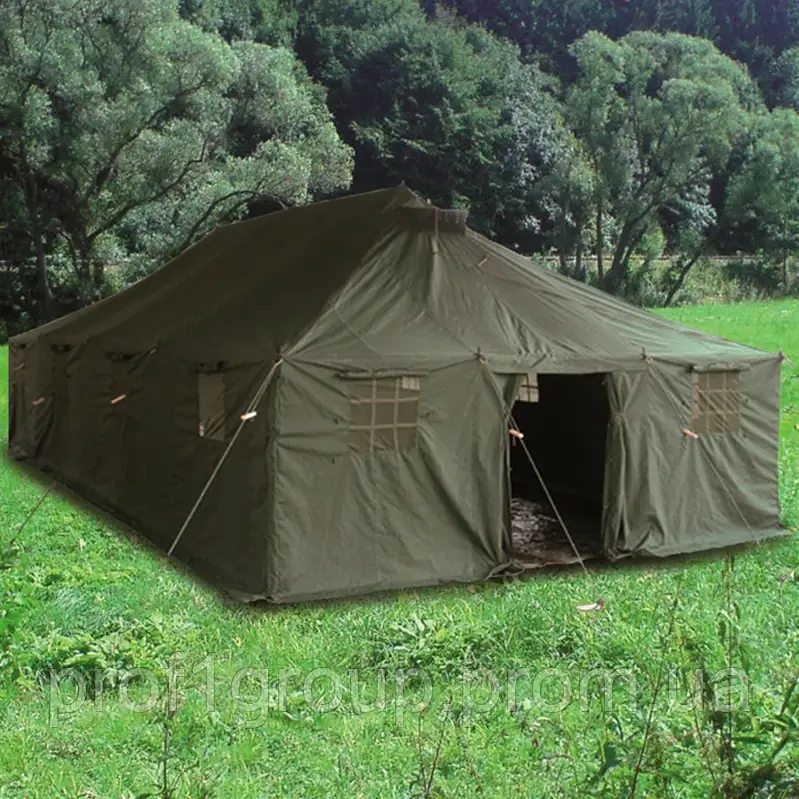 Намет польовий Sturm Mil-Tec Army Tent Polyester (10 x 4.8 m) Olive 10 x 4.8 m