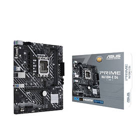 Материнская плата Asus Prime H610M-E D4-CSM Socket 1700 (PRIME H610M-E D4-CSM) (D)