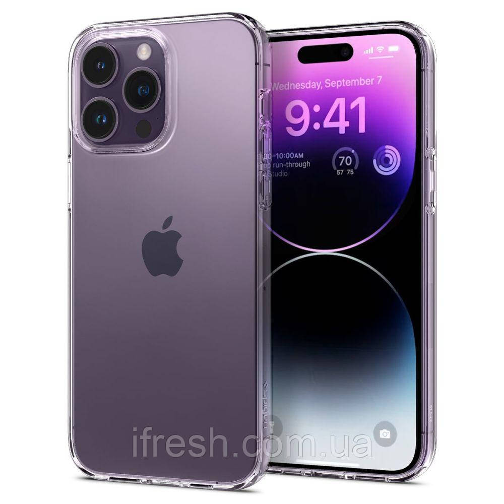 Чохол Spigen для iPhone 14 Pro Max - Liquid Crystal, Crystal Clear (ACS04809)