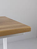 Білий придиванний столик "CHILL" з масиву дерева в стилі loft, фото 6