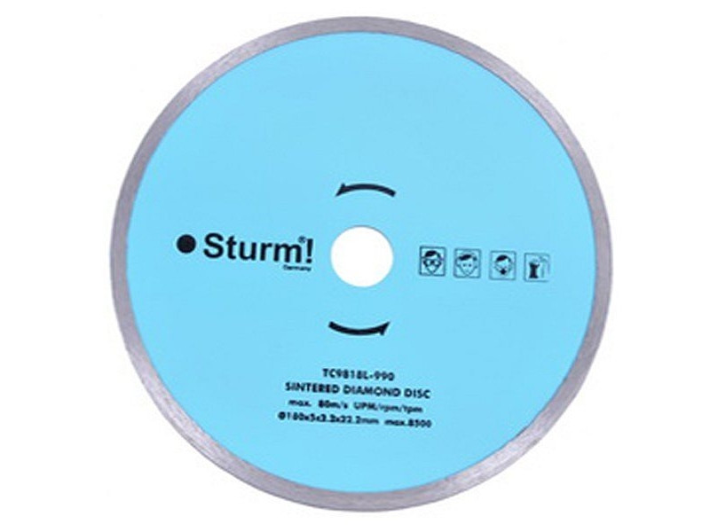 Диск алмазний 230 мм до плиткорезу TC 9822U Sturm, фото 1