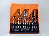 Свердла по металу по дереву по бетону (набір) 1055-01-SS4, фото 2
