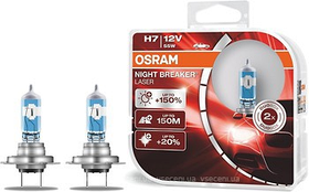 Лампа Н7 12v 55wt "OSRAM" Night Breaker Laser +150% (2 шт.)