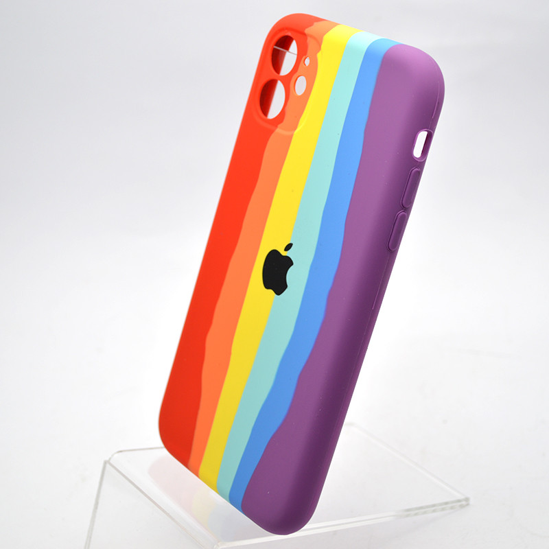 Чохол накладка Silicon Case Rainbow Full Camera для iPhone 11 №6, фото 3
