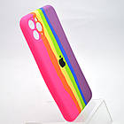 Чохол накладка Silicon Case Rainbow Full Camera для iPhone 11 Pro Max No6, фото 2