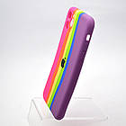 Чохол накладка Silicon Case Rainbow Full Camera для iPhone 11 Pro Max No6, фото 3