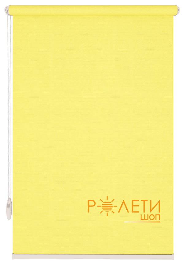 Ролета тканинна Е-Mini Льон 2072 Лимонний