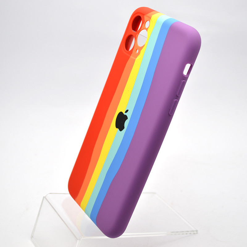 Чохол накладка Silicon Case Rainbow Full Camera для iPhone 11 Pro Max №5, фото 3