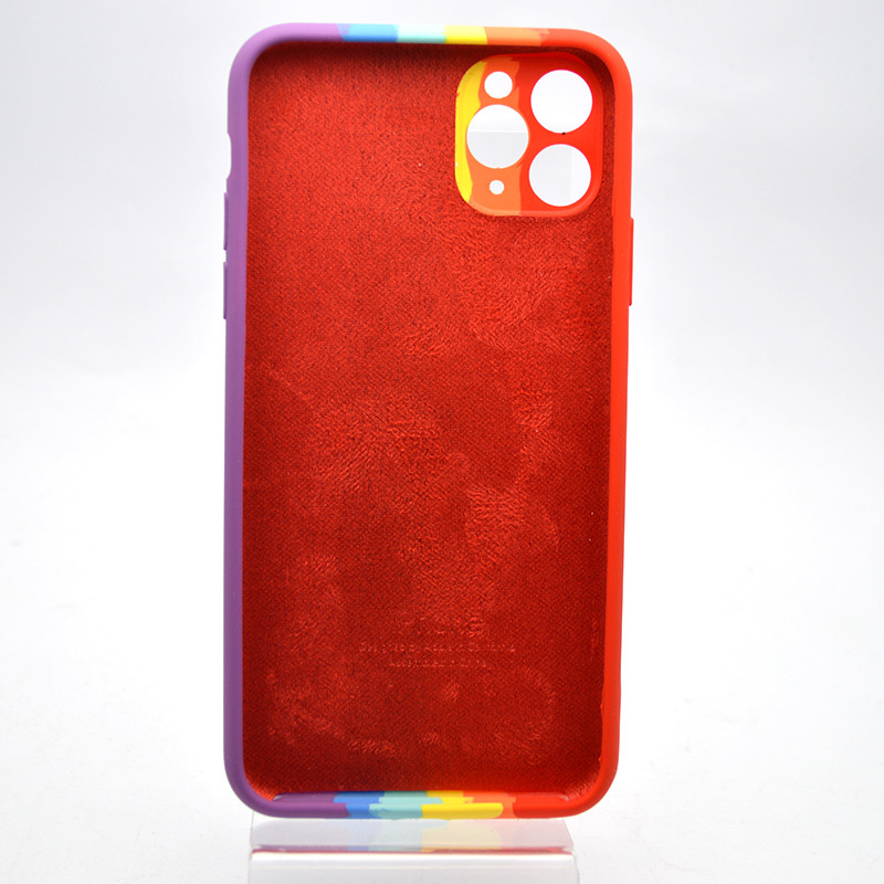 Чохол накладка Silicon Case Rainbow Full Camera для iPhone 11 Pro Max №5, фото 4