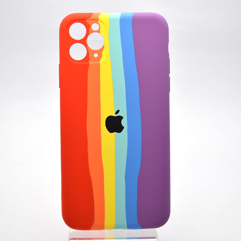 Чохол накладка Silicon Case Rainbow Full Camera для iPhone 11 Pro Max №5, фото 1