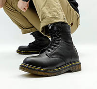 Зимние мужские ботинки Dr.Martens мартинс черные на меху теплые 41-44р. Живое фото