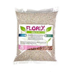 Мінеральна добавка для рослин універсальна Перліт FloriX perlite 1-3 мм 2 л