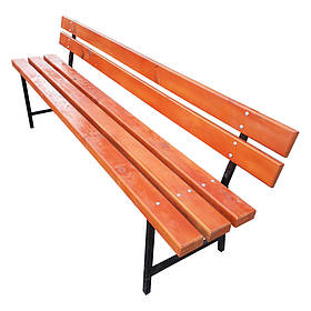 Дубова лава з металевими ніжками "Краков"