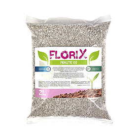 Мінеральна добавка для рослин універсальна Перліт FloriX perlite 3-5 мм 2 л