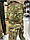Тактичні теплі військові штани combat softshell мультикам XL, фото 3