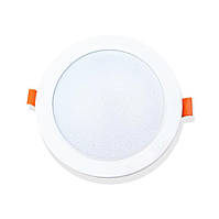 Світильник точковий врізний EVROLIGHT 12 Вт круг PLAIN-12R 4200К