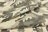 Бавовняна тканина камуфляж колір хакі No614, фото 3