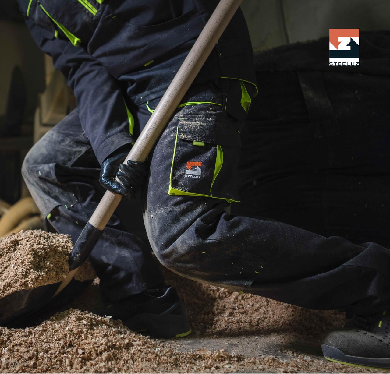 Брюки рабочие-защитные со съёмной утепленной подкладкой SteelUZ 4S LIME (рост 176 см) - фото 6 - id-p1626360950