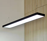 Світильник світлодіодний Sign-48 підвісний лінійний на тросах 48 Вт 4200К чорний, фото 6