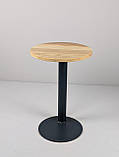 Придиванний круглий столик "DIN" у кольорі Графіт, фото 3