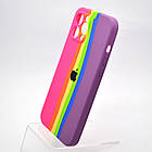 Чохол накладка Silicon Case Rainbow Full Camera для iPhone 12 Pro Max №5, фото 3