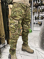 Тактические теплые военные штаны combat softshell мультикам L