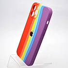 Чохол накладка Silicon Case Rainbow Full Camera для iPhone 12 Pro Max №6, фото 3