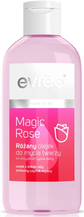 Рожева очисна олія для вмивання Evree Magic Rose Facial Cleansing Oil 200 мл виробництво Польща