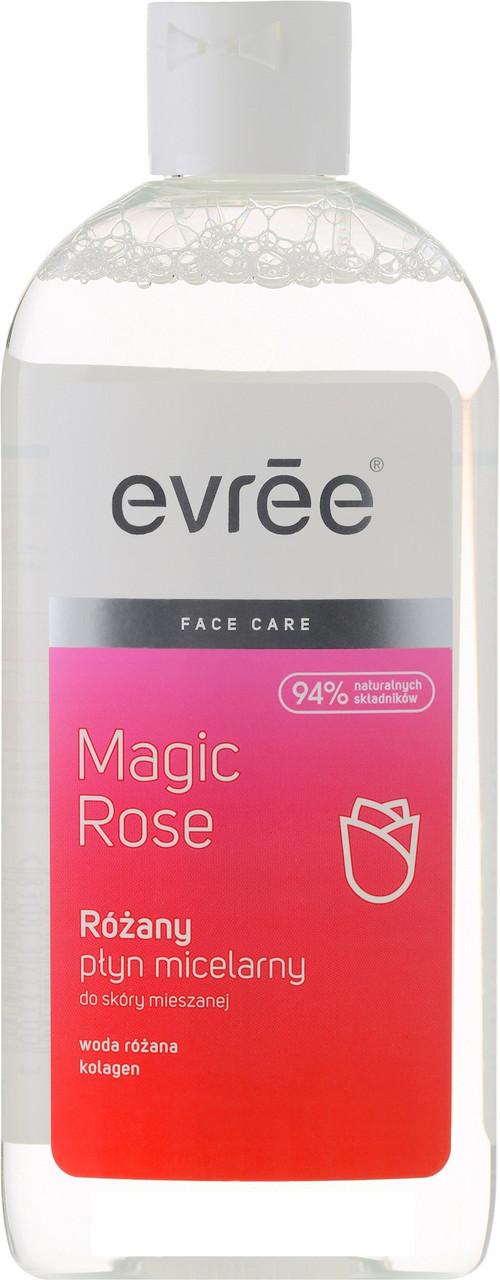 Міцелярна вода для зняття макіяжу Evree Evre Micellar Liquid Facial Cleanser Face 500 мл виробництво Польща