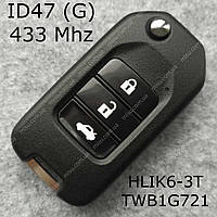 Ключ Honda HLIK6-3T/TWB1G721 434Mhz ID47 (G)