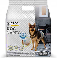 Підгузники для собак Croci XXL, вага 18-30 кг, обхват 40-62 см, 10 шт