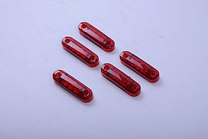 Габарит - червоний -  90х25мм - 12/24V Led 9 діодів - "Thoc Auto" ТН-922 (5шт)