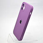Чохол накладка Silicon Case Full Camera для iPhone 11 Pro Фіолетовий, фото 3