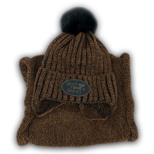 Детский комплект - шапка и шарф для мальчика