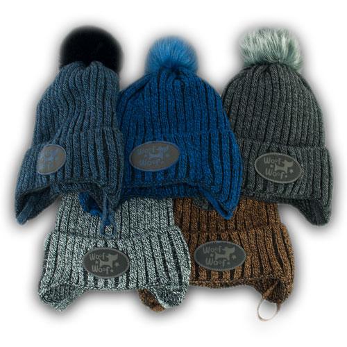 Детский комплект - шапка и шарф для мальчика