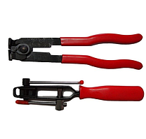 Набір щипців для стрічкових хомутів шруса, 2 шт. KBGlobal KB04121-D