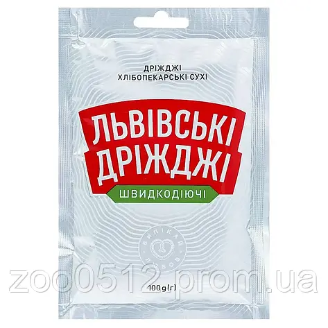 Львівські Дріжджі сухі 100 г, фото 2