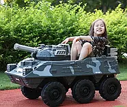 Дитячий електромобіль Bambi Racer (4 мотори по 35W, USB, MP3) M 4862BR-11 Сірий, фото 2