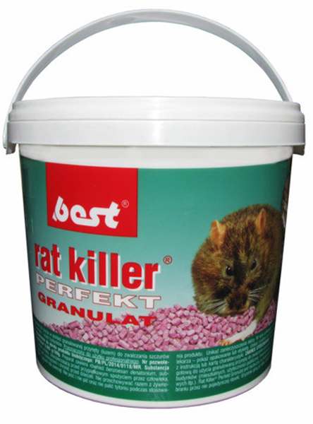 Муміфікуючий засіб для гризунів Best RAT Killer Perfekt, 1 кг до 250 кв.м, фото 1