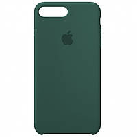 Чохол накладка бампер для Apple Iphone 7+ iPhone 7 Plus айфон Silicone Case Колір Зелений (pine green full)