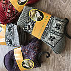 Жіночі зимові шкарпетки із вовни ангорського кролика р.36-42 (упаковка 5шт) "Візерунки"", фото 7