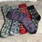 Жіночі зимові шкарпетки із вовни ангорського кролика р.36-42 (упаковка 5шт) "Візерунки"", фото 8