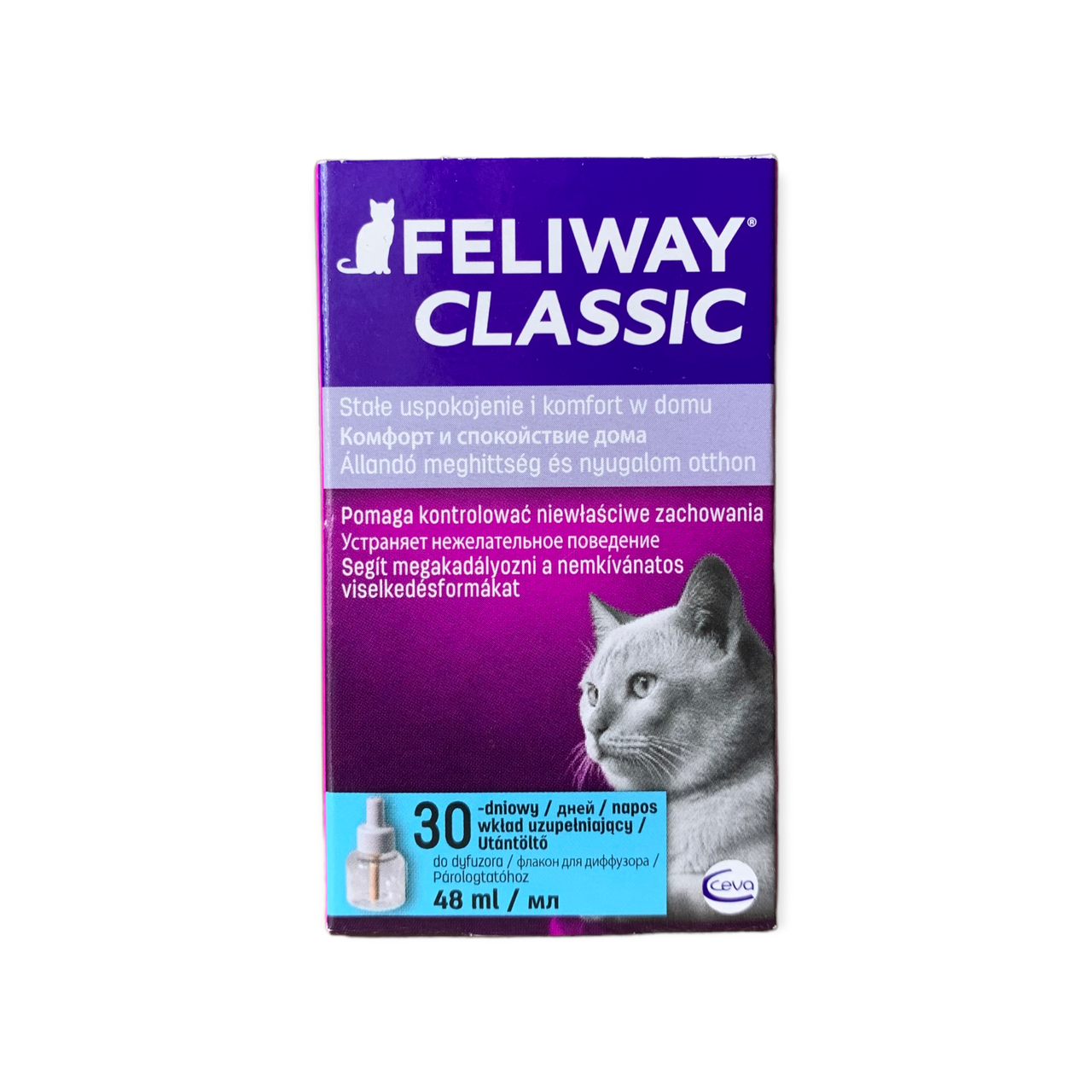 Ceva Feliway Classic Фелевей Класик змінний блок 48 мл феромони для котів і кішок
