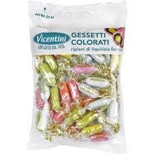 Лакрица Vicentitni Gessetti Colorati Lakritz 170g