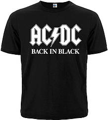 Футболка AC/DC "Back In Black" (Big Logo), Розмір XXL