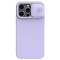 Защитный чехол NILLKIN CamShield Silky Magnetic Silicone Case для Apple iPhone 14 Pro - Purple