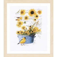 Набор для вышивания Lanarte Helianthus sunflowers Подсолнухи PN-0172914